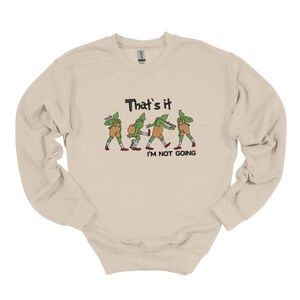 Embroidered Grinch Sweatshirt